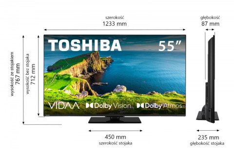Telewizor LED 55 cali 55UV3F63DG Toshiba