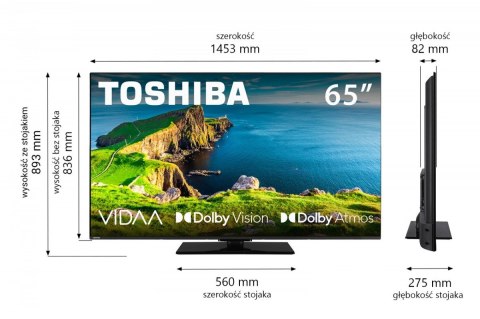 Telewizor LED 65 cali 65UV3F63DG Toshiba