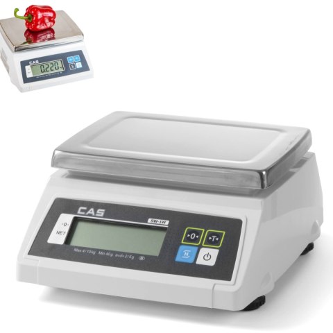 Waga kontrolna wodoodporna z legalizacją do 10kg / 5g - CAS 580370 CAS
