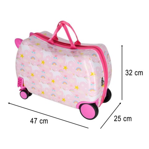 Walizka podróżna dla dzieci na kółkach bagaż podręczny jednorożec Kik Sp. z o. o. Sp. k.