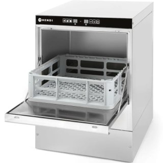 Zmywarka barowa do szkła szklanek szybka i oszczędna + dozownik + pompa kosz 40x40cm 230V Hendi