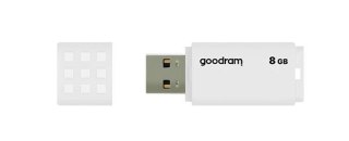 Pendrive UME2 8GB USB 2.0 Biały GOODRAM