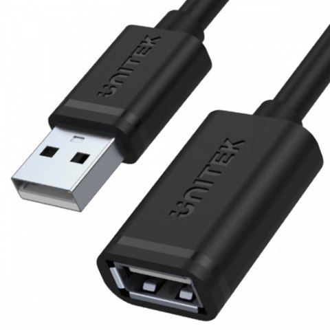Przedłużacz USB 2.0 AM-AF, 0.5m; Y-C447GBK Unitek