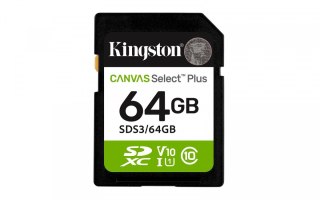 Karta pamięci SD 64GB Canvas Select Plus Gen3 100MB/s Kingston