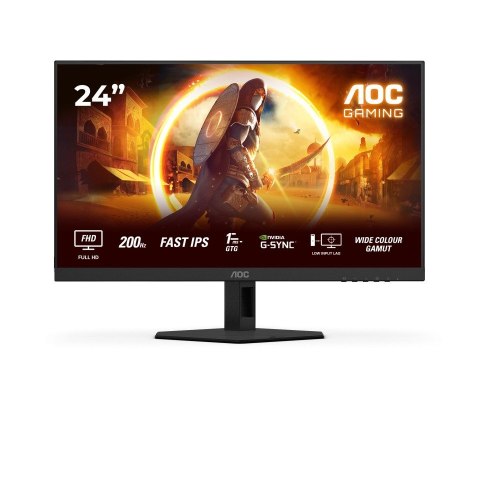 Monitor 24G4HRE 23.8 cala Fast IPS 200Hz HDMIx2 DP Głośniki AOC