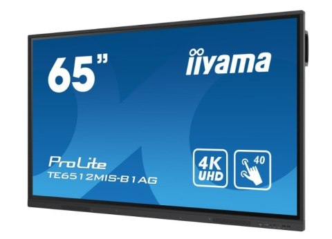 Monitor 65 cali TE6512MIS-B4AG 40pkt,IPS,4K,24/7,7H, ANDROID 14, RK3576, 8/128GB, EDLA, Essential IIYAMA