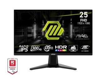 Monitor MAG 255XF 24.5 cala/LED/FHD/Flat/300Hz/Black MSI