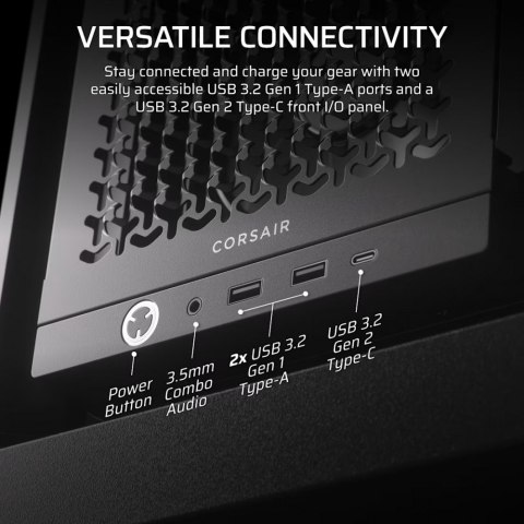 Obudowa FRAME 4000D RS Black Mid Tower ATX Corsair