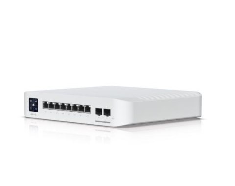 Przełącznik UniFi 8 PoE USW-PRO-8-POE, 6 portów 1 GbE PoE+, 2 porty 1 GbE PoE++, 2 porty 10G SFP+, 120W UBIQUITI