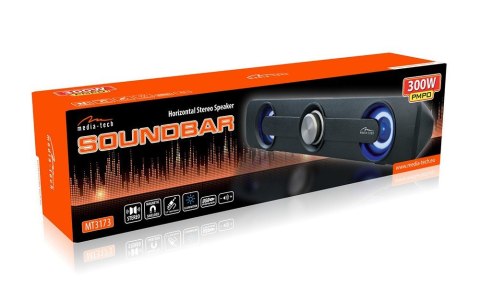 Głośnik SOUNDBAR MT3173 Stereo/Ekranowany magnetycznie/USB/RMS 5W/PMPO 300W Media-Tech