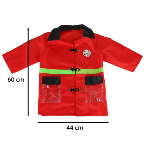 Kostium strój karnawałowy przebranie strażak walkie-talkie 3-8 lat Kik Sp. z o. o. Sp. k.