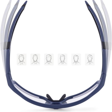 Okulary rowerowe fotochromowe UV400 z etui SP216BL - niebieskie ROCKBROS