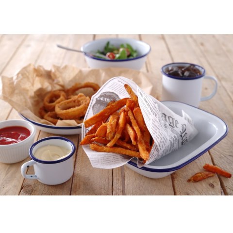 Papier pergaminowy do ciepłych przekąsek gładki 250x200mm 500szt. Hendi 678138 Hendi