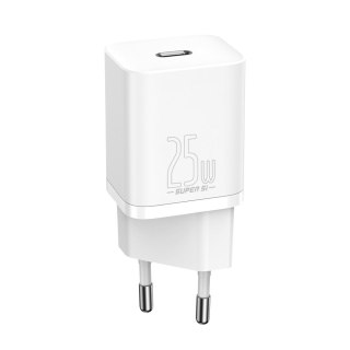 Super szybka ładowarka USB-C 25W Power Delivery Quick Charge - biały BASEUS