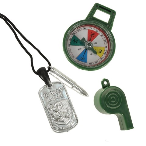 Zestaw wojskowy strój kamizelka karabin lornetka Kik Sp. z o. o. Sp. k.