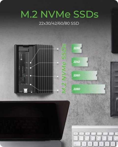 Obudowa IB-1917M-C32a NVMe USB 3.2 Gen 2x2, 20 Gbit/s IcyBox