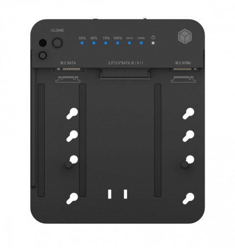 Stacja dokująca/klonująca IB-2915MSCL-C31 M.2 dla M.2 0NVMe i SATA 2,5/3,5 SSD/HDD IcyBox