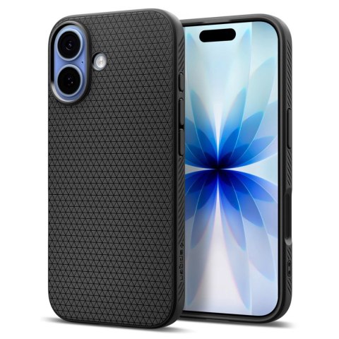 Etui ochronne plecki Liquid Air na iPhone 17 - czarny mat SPIGEN