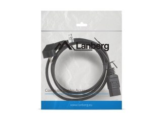 Kabel zasilający CEE 7/7 - IEC 320 C19 16A VDE 1.8M czarny Lanberg