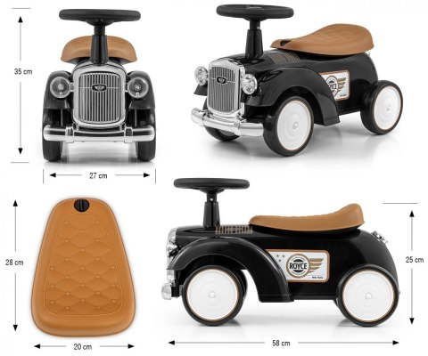 Pojazd Jeździk Royce czarny Milly Mally