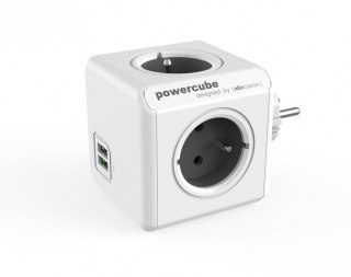 Rozgałęziacz PowerCube Original USB 2202GY/FROUPC Szary Allocacoc