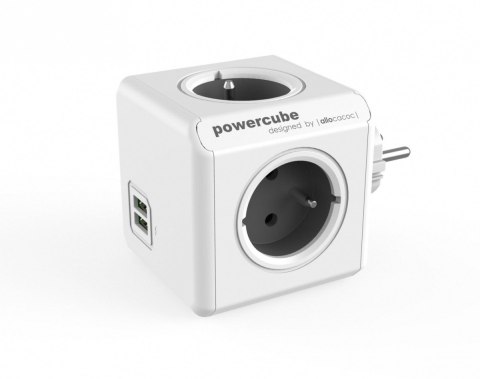 Rozgałęziacz PowerCube Original USB 2202GY/FROUPC Szary Allocacoc