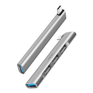 Smukły HUB USB-C do 1x USB-A 3.0 3xUSB-A 2.0 LogiLink