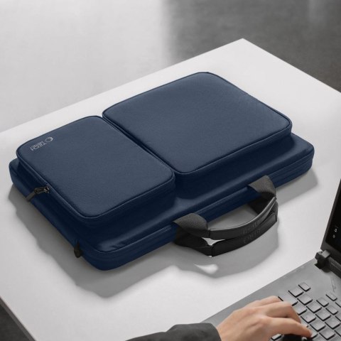 Torba na laptopa 17'' i akcesoria 44x31x7cm - granatowa Tech-Protect