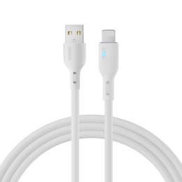 Kabel do iPhone ze wskaźnikiem LED USB - Lightning 2.4A 2m biały JOYROOM