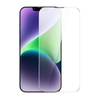 Szkło hartowane do iPhone 14 Plus / 13 Pro Max z osłoną na głośnik 0.4mm ZESTAW BASEUS