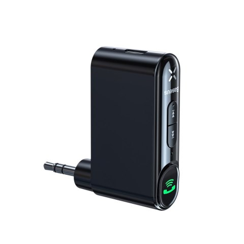 Transmiter samochodowy Bluetooth AUX mini jack 3.5 mm Overseas Edition czarny BASEUS