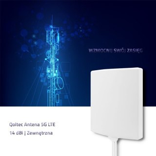 Antena 5G | 14dBi | zewnętrzna Qoltec