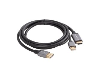 Kabel HDMI(M)-Displaypor(M) 1.8M 4K czarny Lanberg