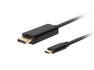Kabel USB-C(M)->Displayport 1.8M 4K 60HZ czarny Lanberg