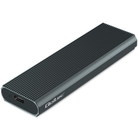 Obudowa na dysk M.2 SSD | NVMe | PCIe | USB3.1 | 10Gb/s | 4TB | Grafit Qoltec
