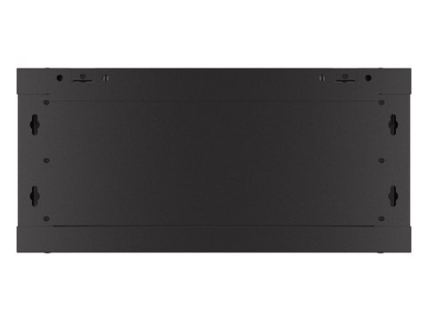 Szafa wisząca 19 cali 4U 600x450 drzwi perforowane (flat pack) czarna Lanberg