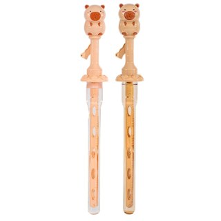 Bańki Mydlane Duża Różdżka Rozkładana Kapibara 49,5 cm 100 ml LEAN TOYS