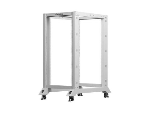 Stojak Open rack 19 cali 22U 600x1000 szary Lanberg