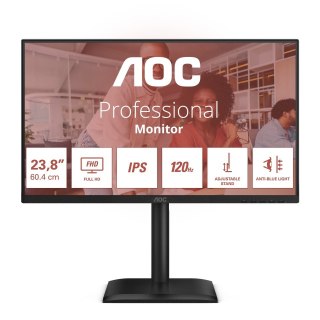 Monitor 24E4U 23.8 cala IPS 120Hz HDMI DP VGA Pivot Głośniki AOC