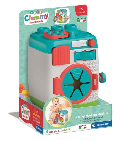 Clemmy Pralka Sensoryczna Sorter Klocki Clementoni 17582 Clementoni