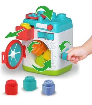 Clemmy Pralka Sensoryczna Sorter Klocki Clementoni 17582 Clementoni