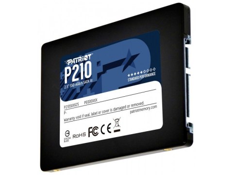 Dysk SSD 256GB P210 500/400 MB/s SATA III 2,5 Patriot