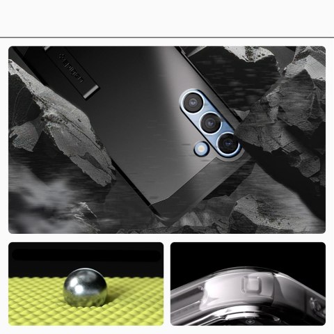 Etui na Samsung Galaxy S25 z podstawką Tough Armor MagSafe - czarne SPIGEN