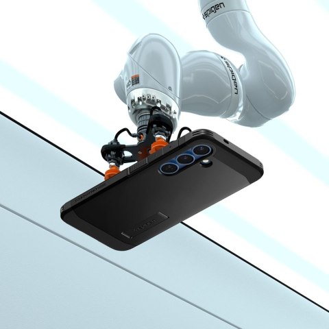 Etui na Samsung Galaxy S25 z podstawką Tough Armor MagSafe - czarne SPIGEN