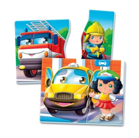 Gra edukacyjna Pojazdy i Zawody Uczę się Bawiąc Język Polski Clementoni 50765 Clementoni