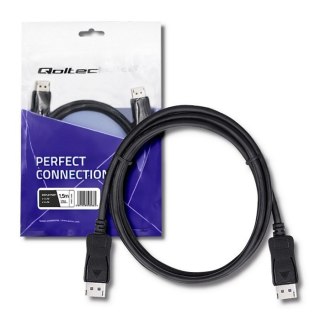 Kabel DisplayPort v1.4 Męski - DisplayPort v1.4 Męski 1.5m Qoltec