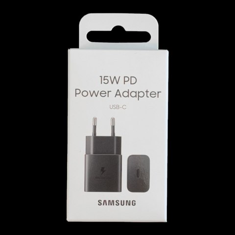Ładowarka sieciowa USB-C 15W PD AFC czarny SAMSUNG