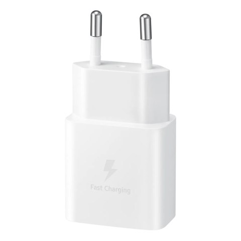 Ładowarka sieciowa USB-C 15W PD AFC + kabel USB-C biały SAMSUNG