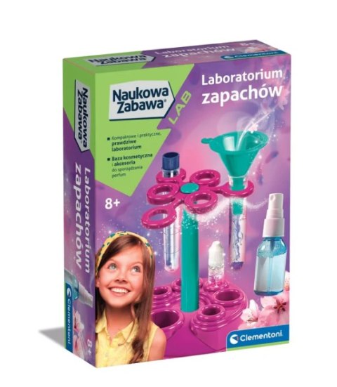 Naukowa Zabawa Zestaw Laboratorium Zapachów Perfumy Język Polski Clementoni 50867 Clementoni