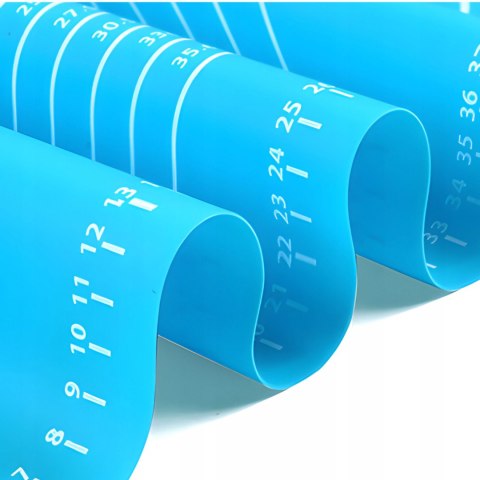 Stolnica mata silikonowa do ciasta z miarką 65 x 45 cm RETOO